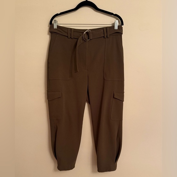 Express Super High Waisted Belted Cargo Pant - Picture 14 of 16